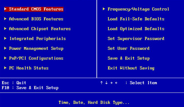 BIOS hoạt động ngay khi người dùng nhấn nút khởi động máy